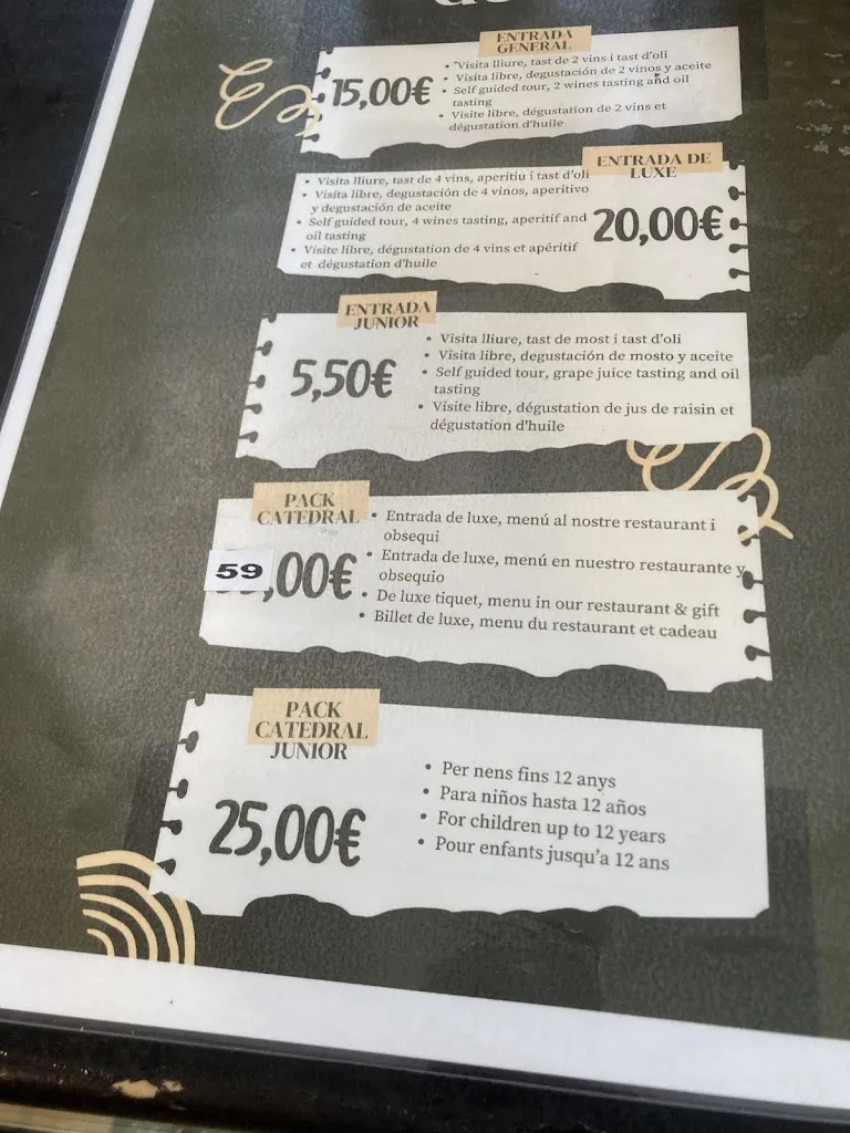 Menu_Catedral del vi_Pinell de Brai_image_2