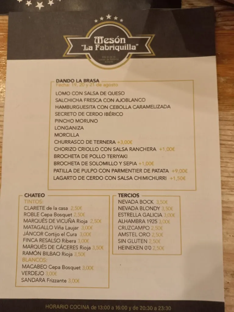 Menu_Mesón 