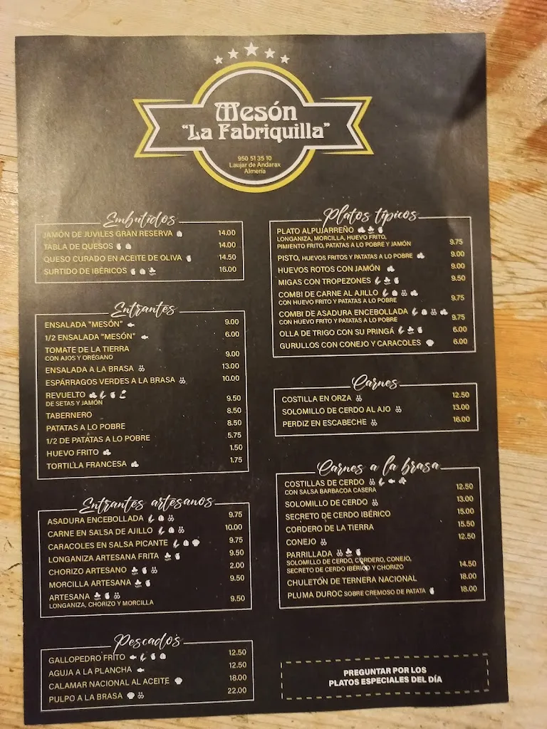 Menu_Mesón 