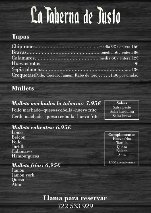 Menu_Bar joventud_Pobla de Mafumet_image_1
