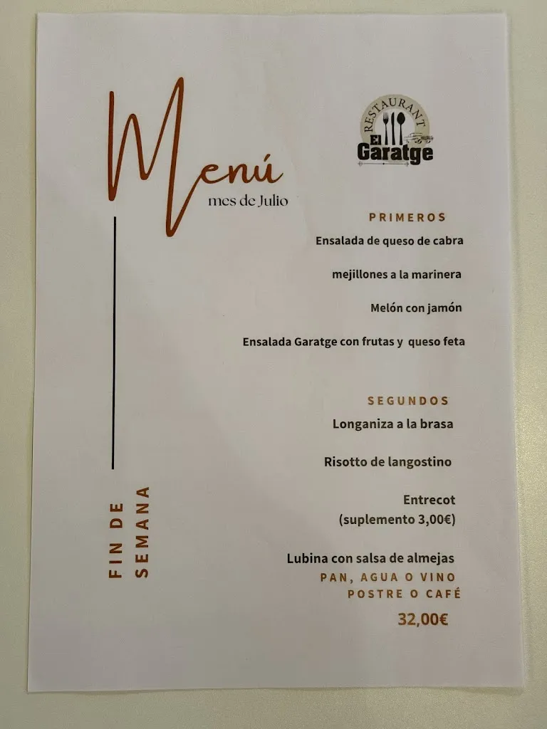 Menu_Restaurant El Garatge_Pobla de Mafumet_image_2