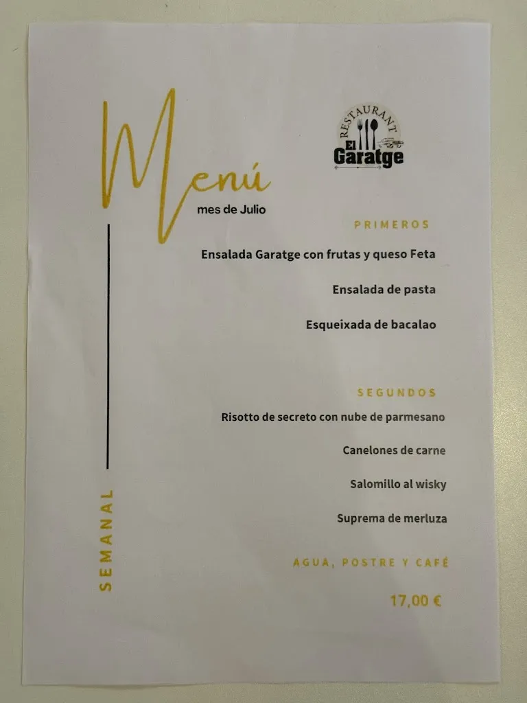 Menu_Restaurant El Garatge_Pobla de Mafumet_image_3