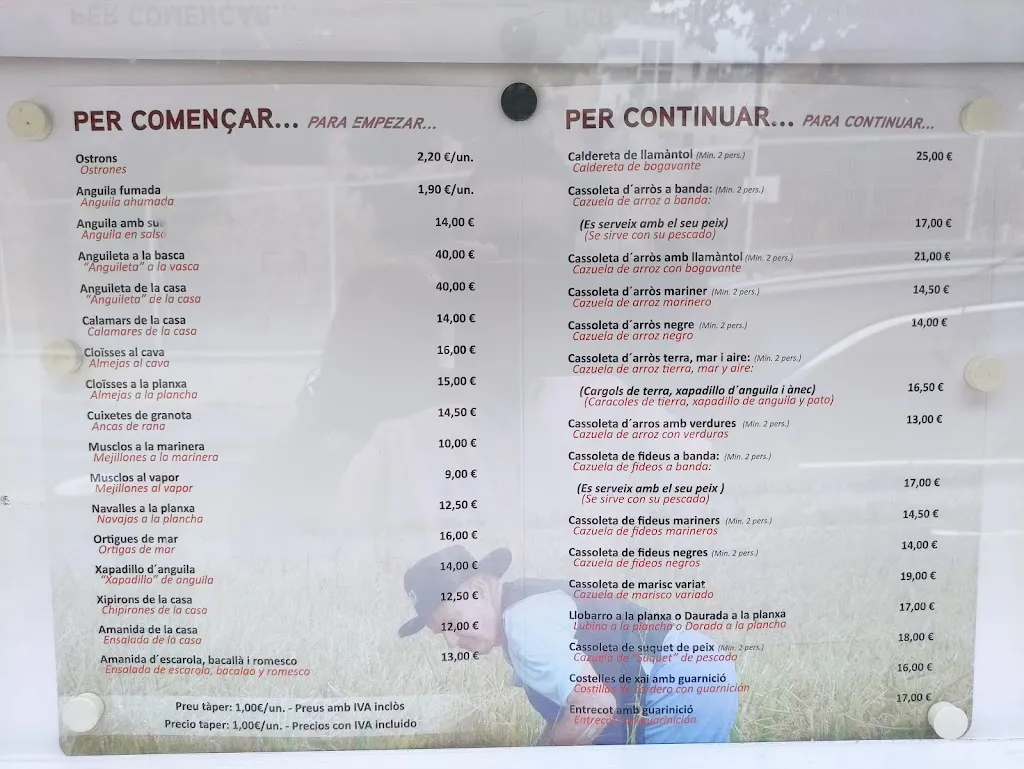 Menu_Restaurant la Cassoleta d'Arròs_Pobla de Montornès_image_4