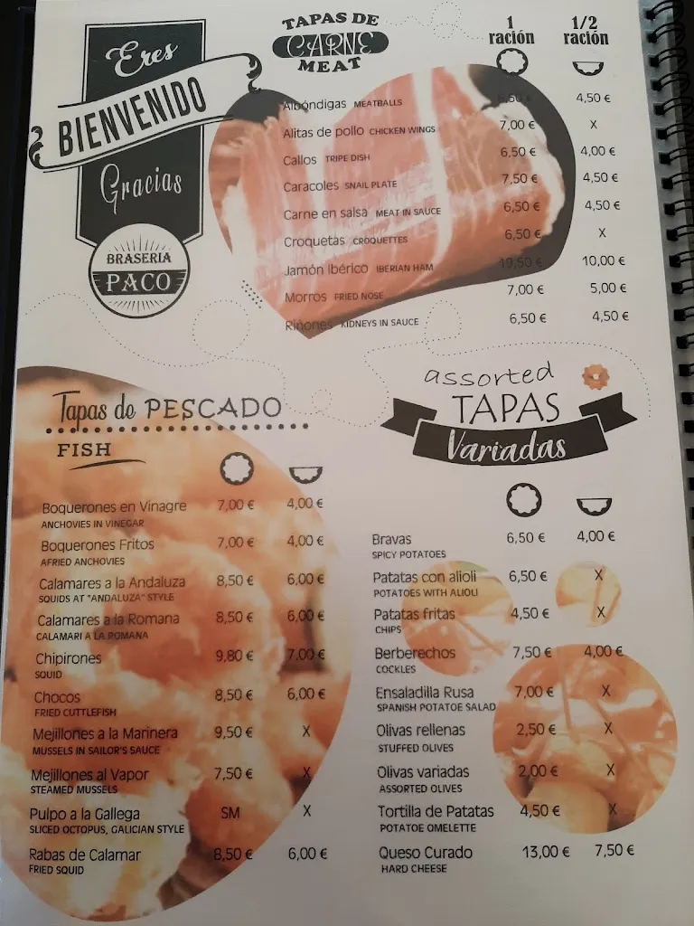 Menu_Restaurant Braseria Paco_Pobla de Montornès_image_2