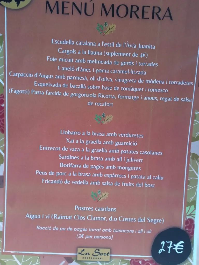 Menu_Restaurant La Sort_Pont dArmentera_image_2