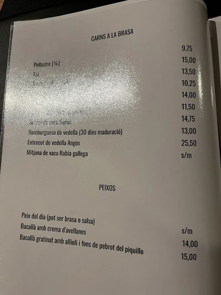 Menu_Restaurant Lo Teatret (directiva de Cal Carlets)_Porrera_immagine_3