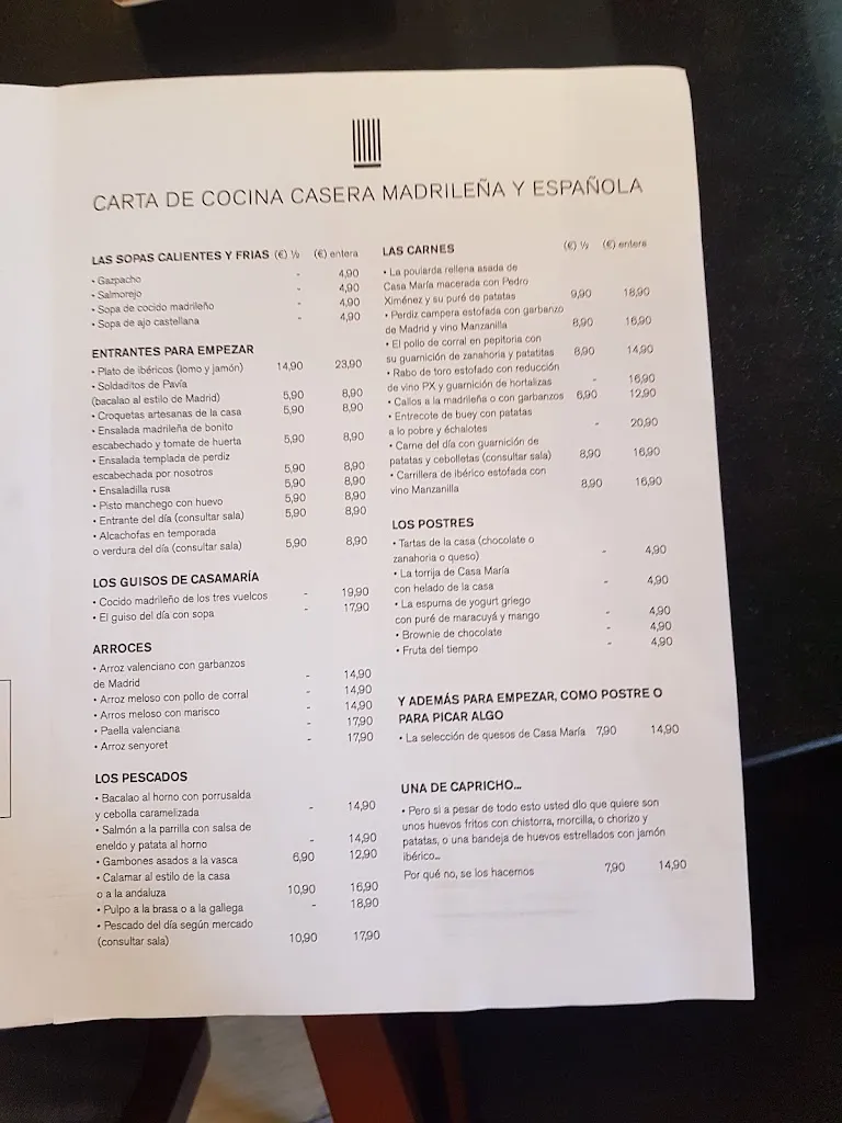 Menu_Casa María_María_immagine_1