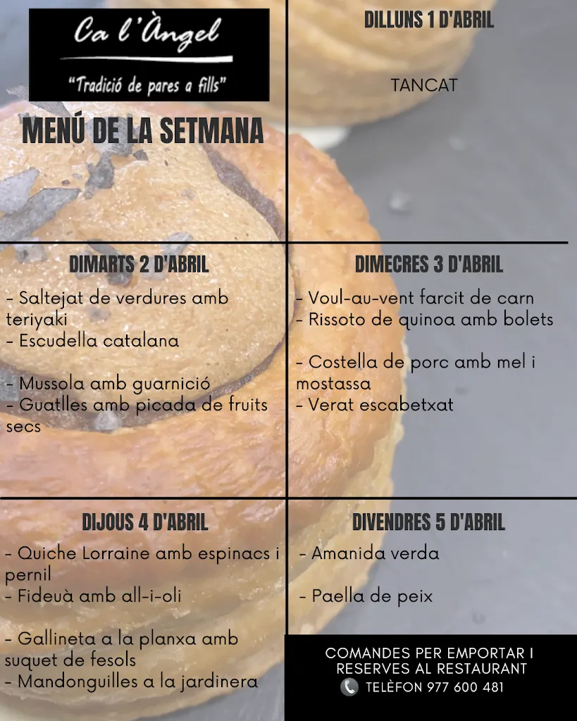 Menu_Restaurant Ca l'Àngel_Puigpelat_image_1