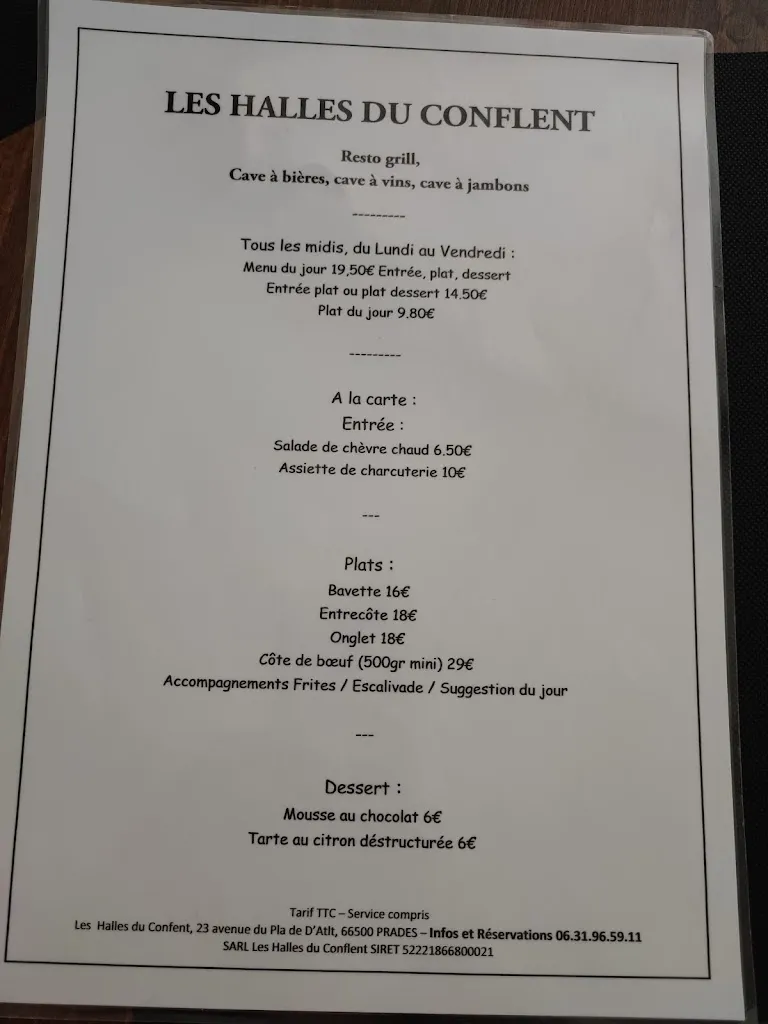 Menu_Les Halles du Conflent_Prades_image_4