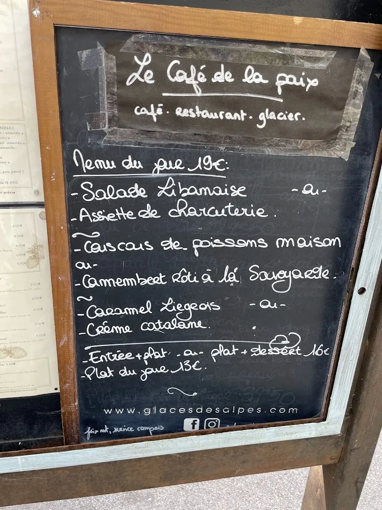 Menu_Le café de la Paix_Prades_immagine_3