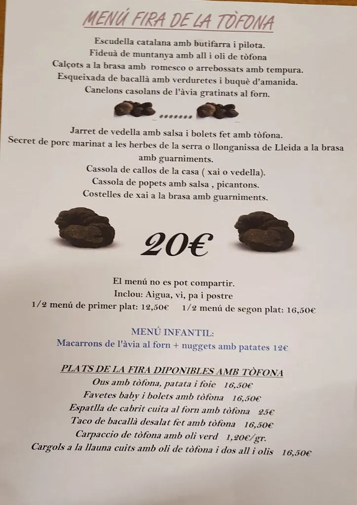 Menu_Casal Vilanova de Prades_Prades_image_2