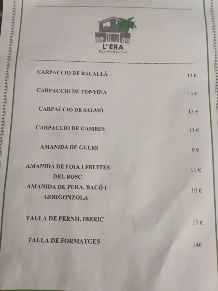 Menu_L'Era Restaurant_Riudecanyes_image_3