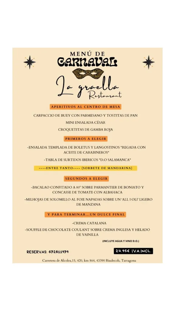 Menu_La Graella Restaurant_Riudecols_image_1