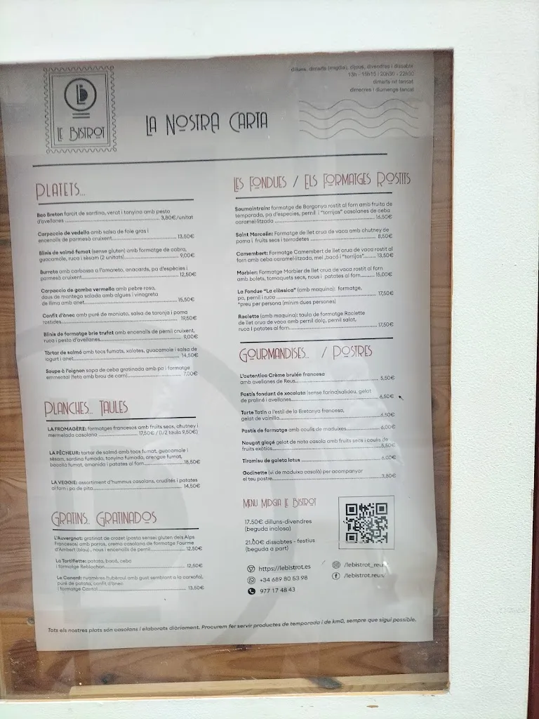 Menu_Le Bistrot_Reus_image_3