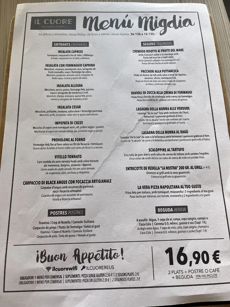 Menu_Il Cuore_Reus_image_2