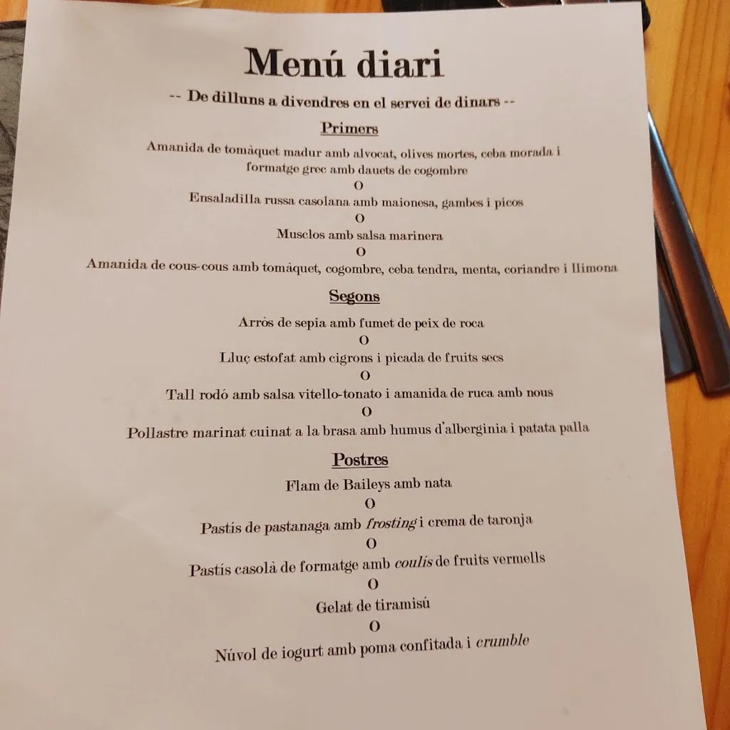 Menu_Restaurant La Comarca_Reus_image_2