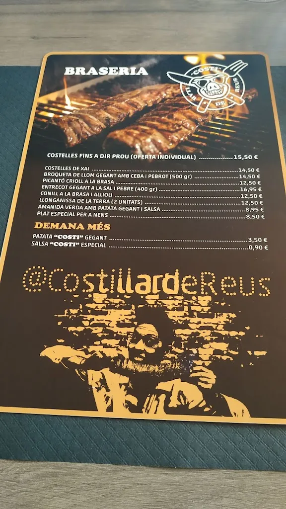 Menu_Brasería COSTILLAR DE REUS_Reus_image_4