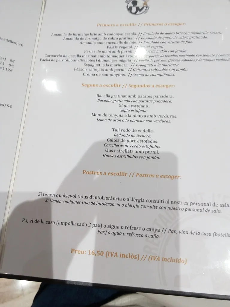 Menü_Restaurant L'Estel_Reus_Bild_3