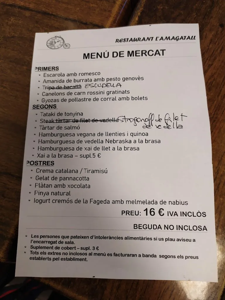 Menu_Restaurant L'Amagatall_Riudoms_image_4