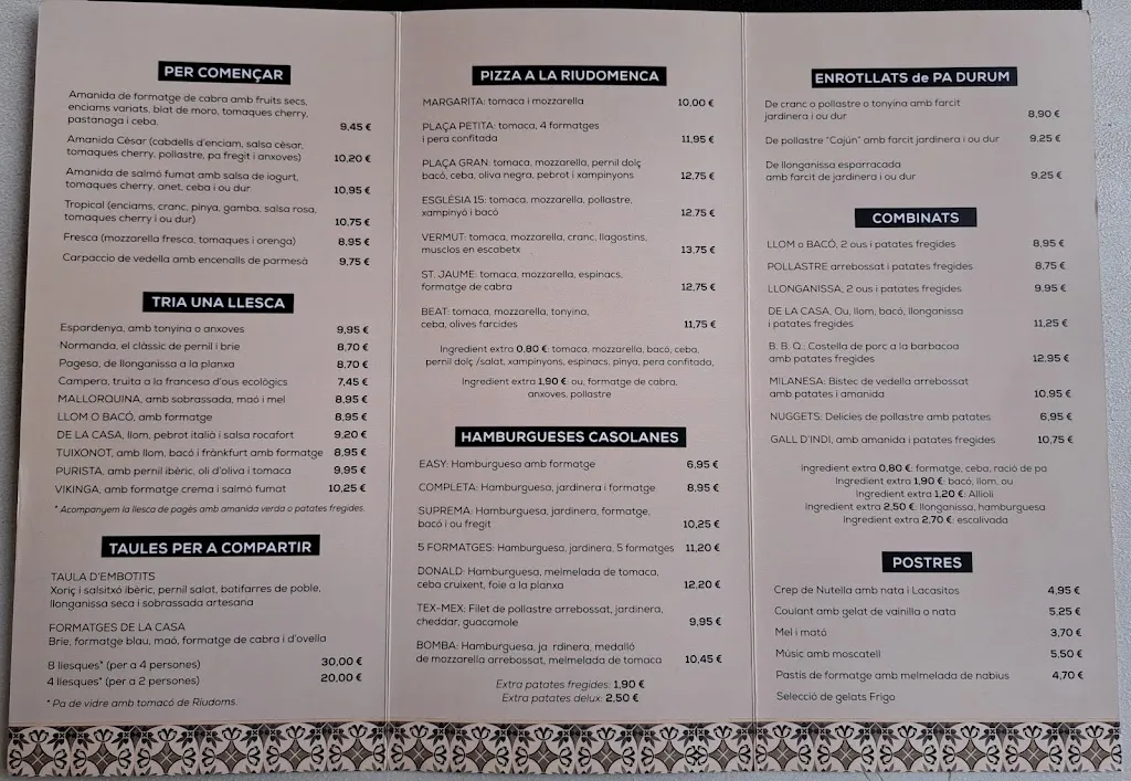 Menu_Restaurant la Confiteria_Riudoms_image_1