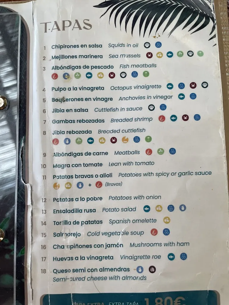 Menu_Boracay Beach Garrucha_Garrucha_immagine_2