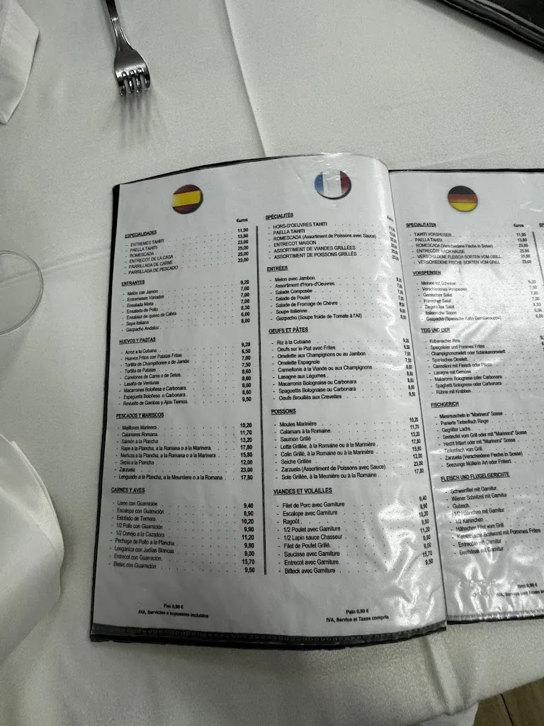 Menu_Restaurant Tahiti_Salou_image_1