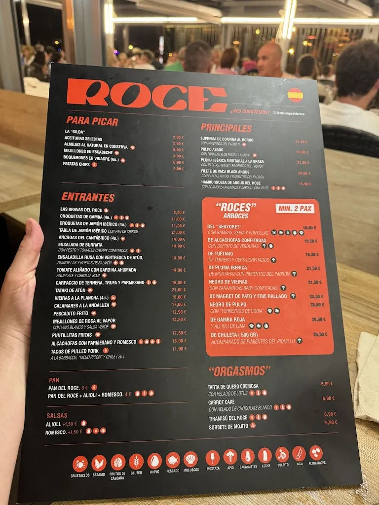 Menu_ROCE Restaurant Salou_Salou_image_3