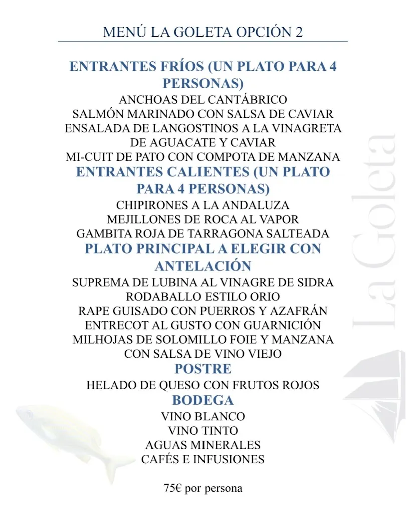 Menu_La Goleta Salou Restaurant_Salou_immagine_2