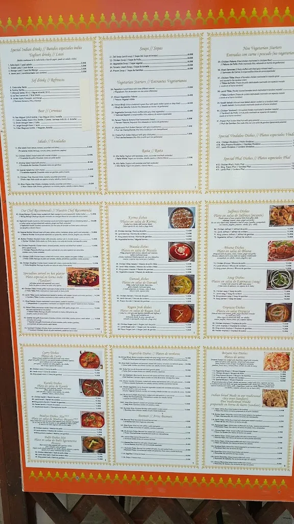 Menu_Taste of India restaurant salou_Salou_image_2