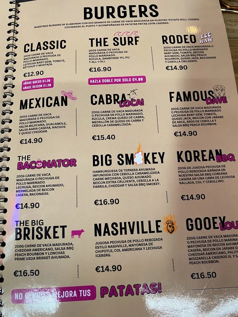 Menu_The Roadhouse Salou_Salou_image_3