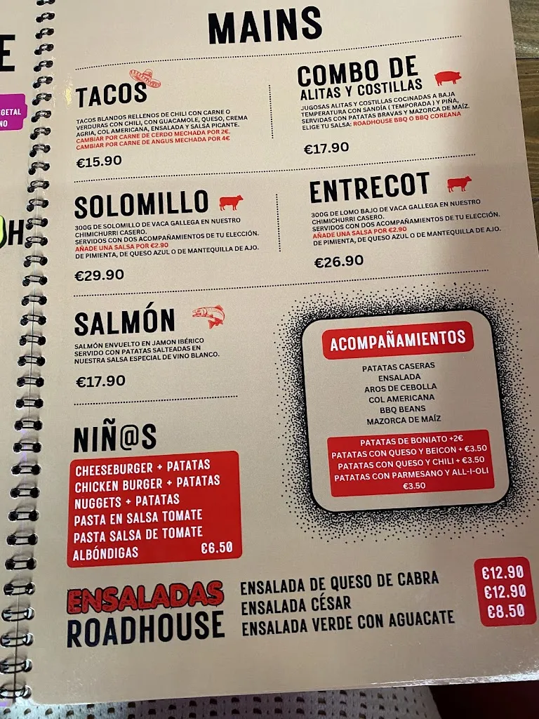 Menu_The Roadhouse Salou_Salou_image_4