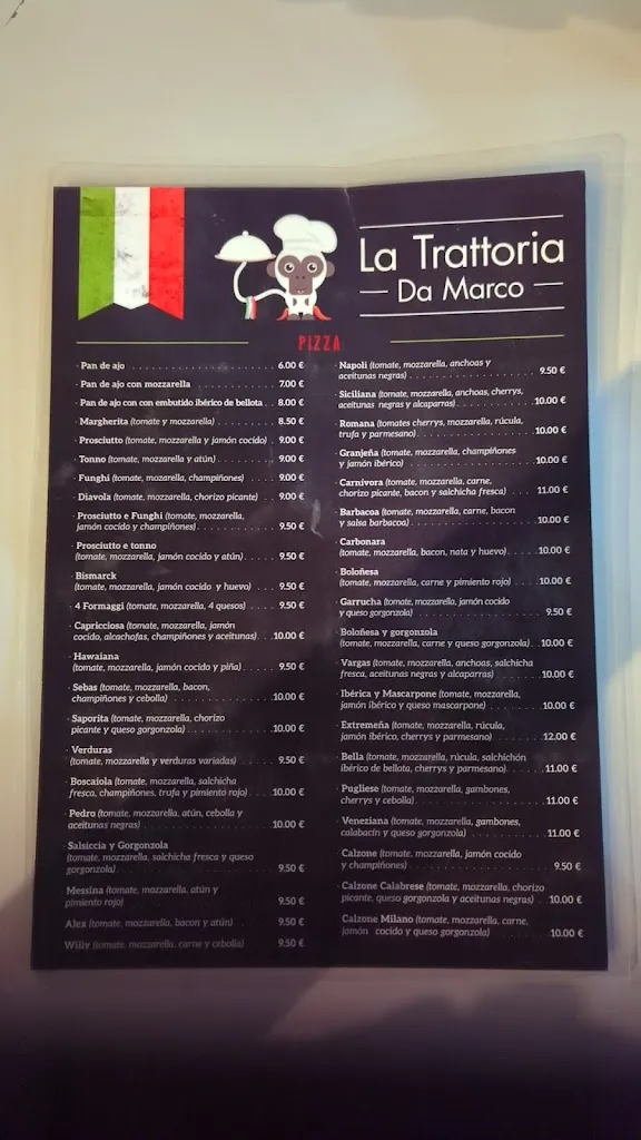 Menu_La Trattoria da Marco_Garrucha_image_1