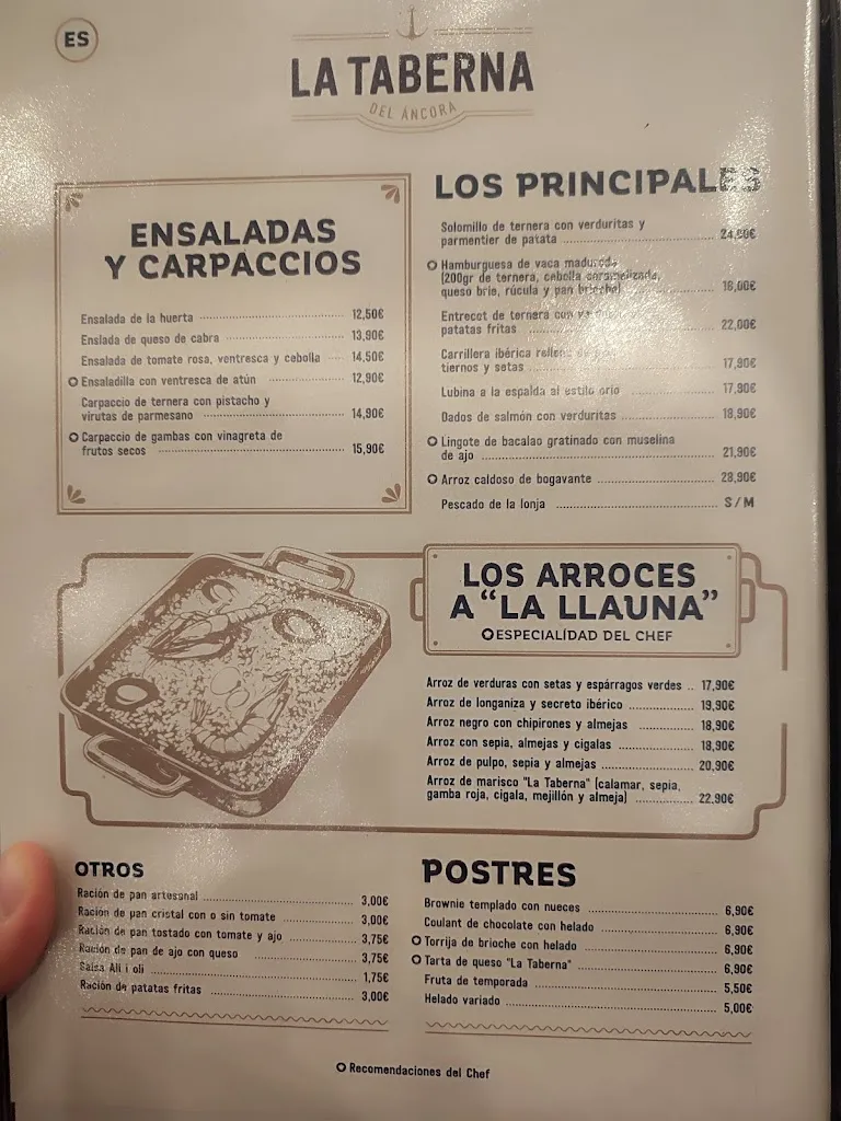 Menu_La Taberna del Áncora_Salou_image_3