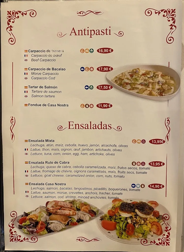 Menu_La Casa Nostra | Salou Capellans|_Salou_image_4