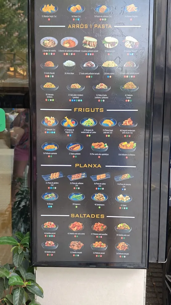 Menu_Restaurant HANAKI SALOU_Salou_image_1