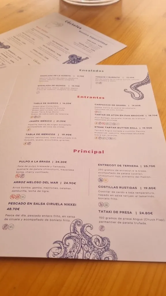 Menü_Panorama Tapes & Lounge Bar Salou_Salou_Bild_2