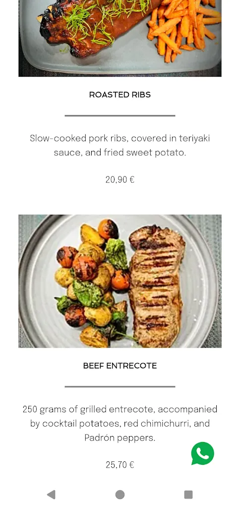 Menü_Panorama Tapes & Lounge Bar Salou_Salou_Bild_3