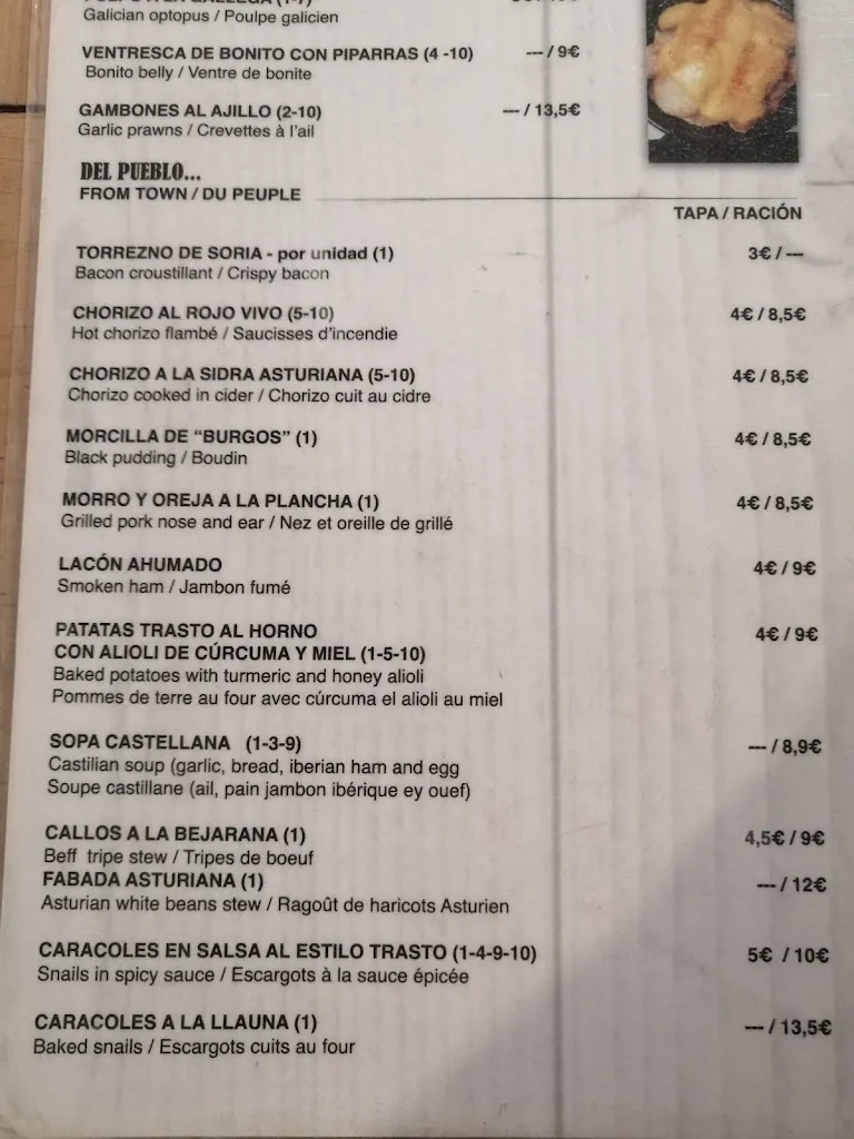 Menu_EL TRASTO TABERNA_Salou_image_1