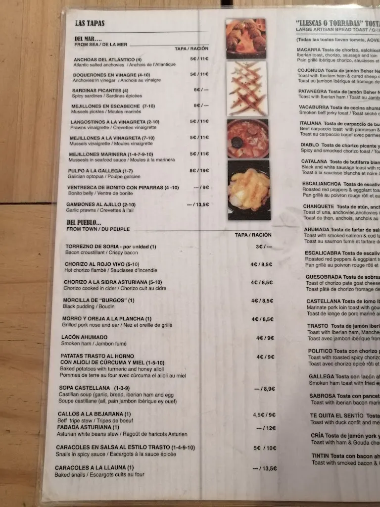 Menu_EL TRASTO TABERNA_Salou_image_2