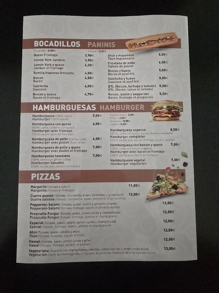 Menu_Linda's Bar Restaurant_Salou_image_1