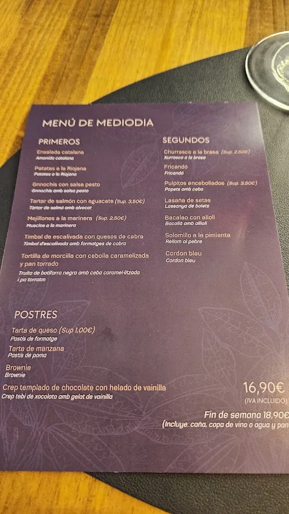 Menu_Tabaré Gastrobar_Salou_image_3