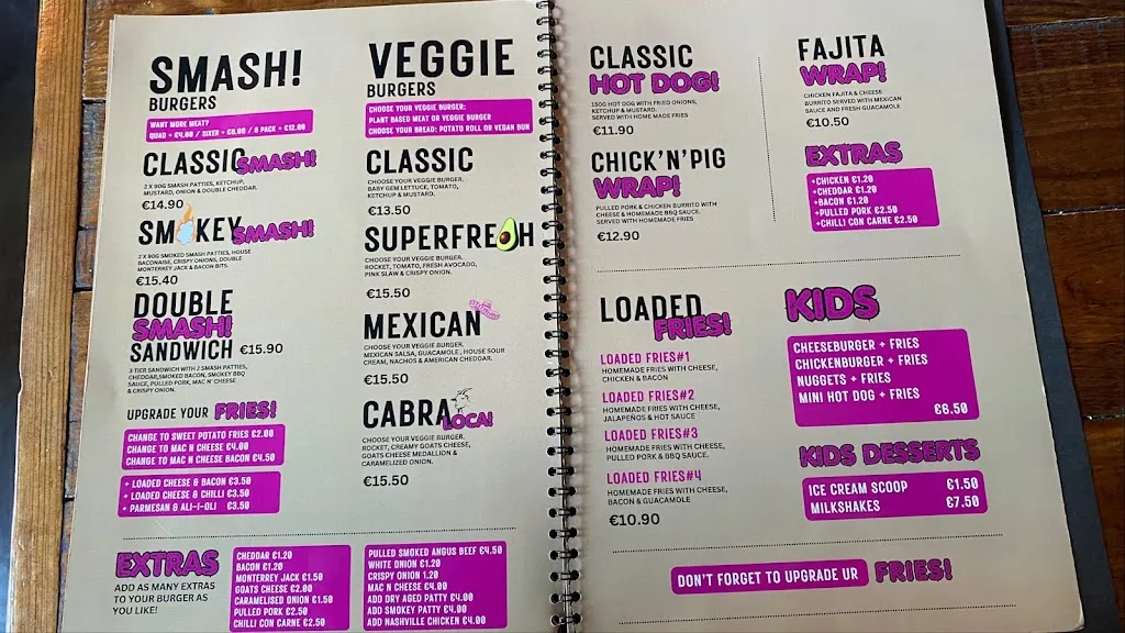 Menu_Famous Daves_Salou_image_2