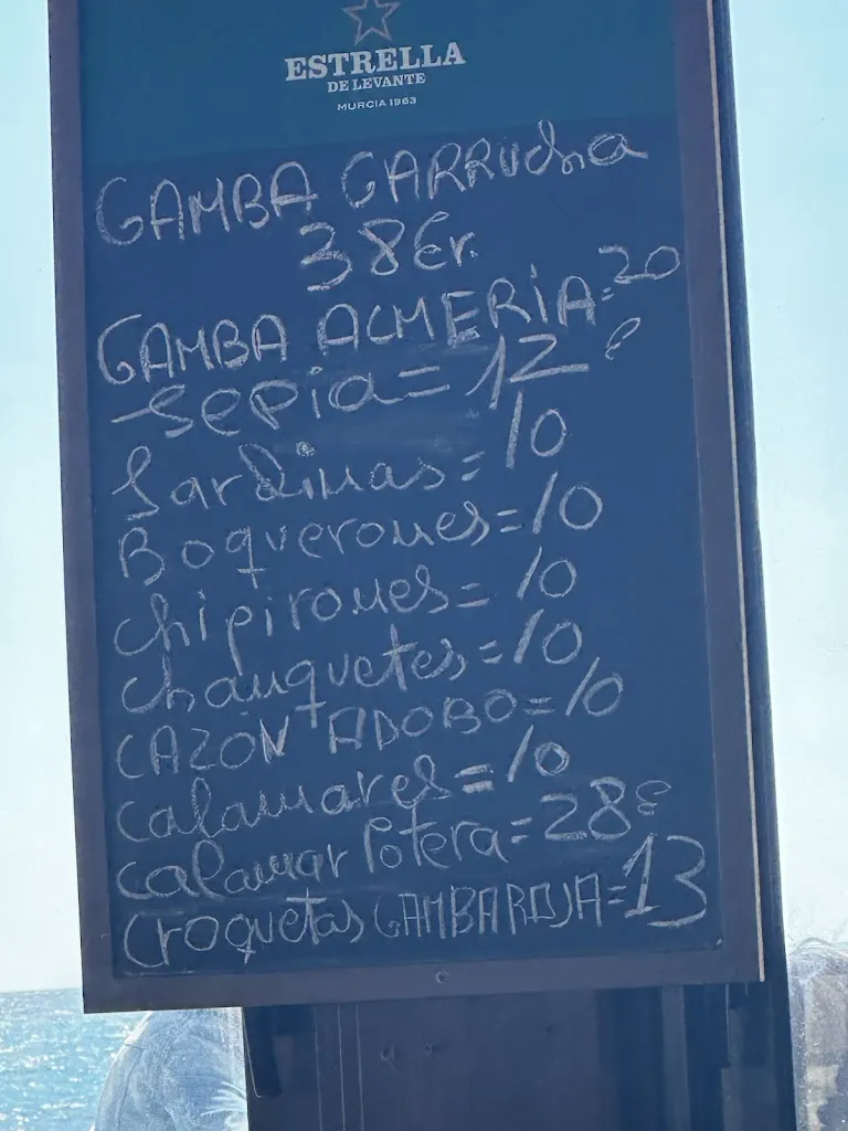 Menu_Restaurante Chiringuito El Pescaico Garrucha_Garrucha_image_4