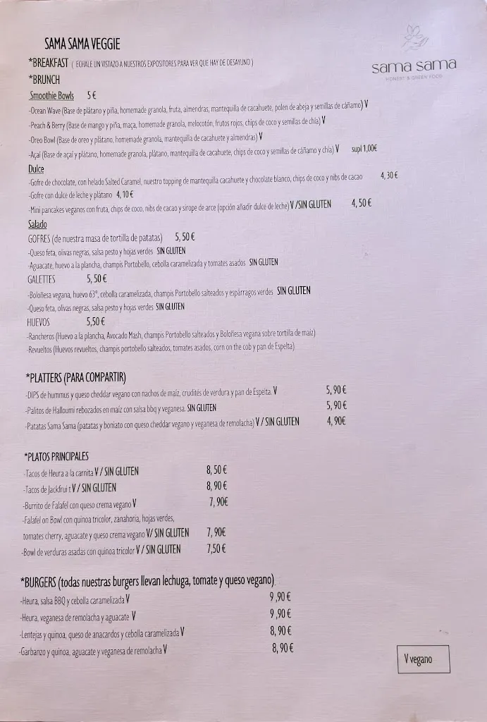 Menu_Sama Sama Veggie -Brunch&Restaurant-_Salou_image_1
