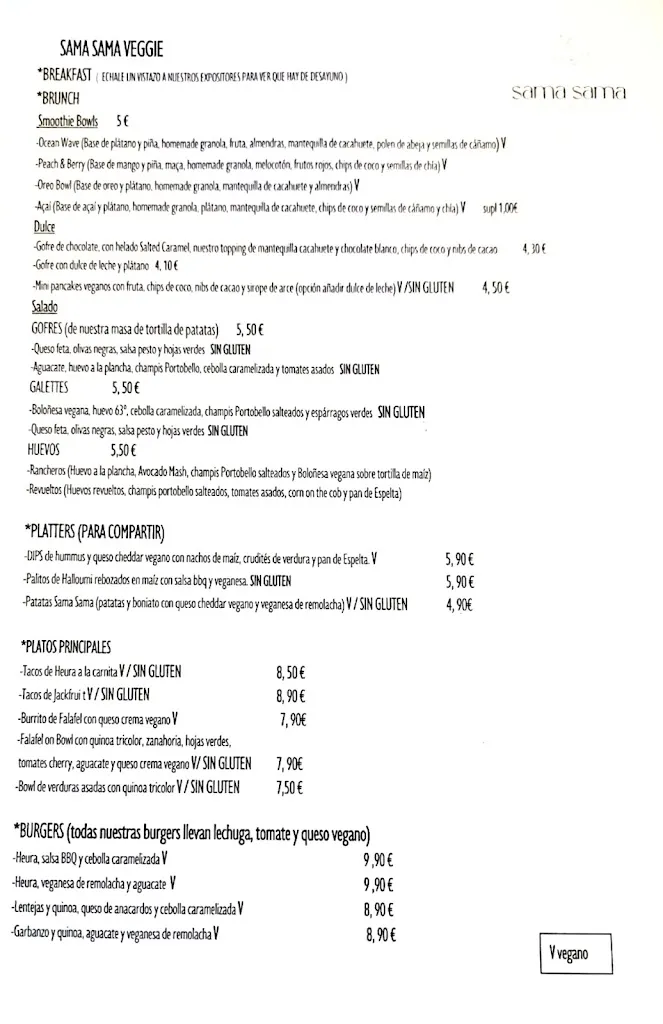 Menu_Sama Sama Veggie -Brunch&Restaurant-_Salou_image_2