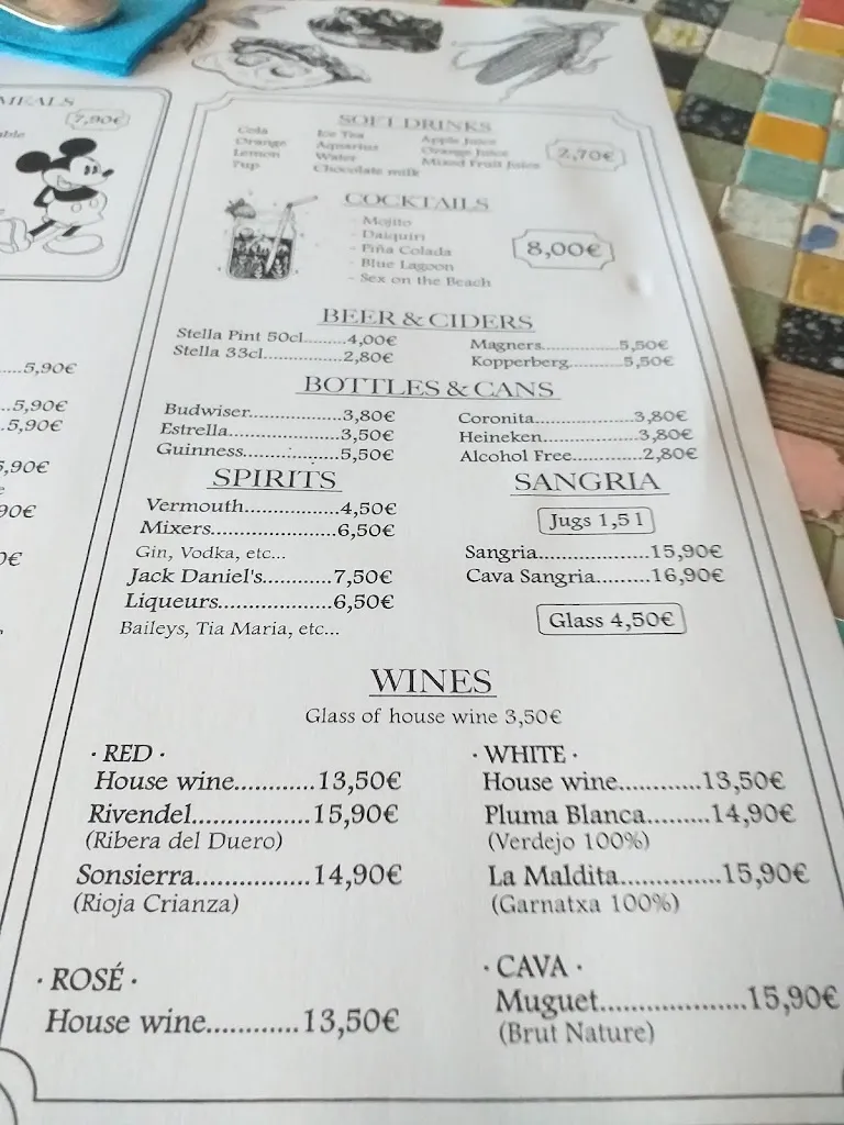 Menu_Oliver’s Restaurant_Salou_image_3