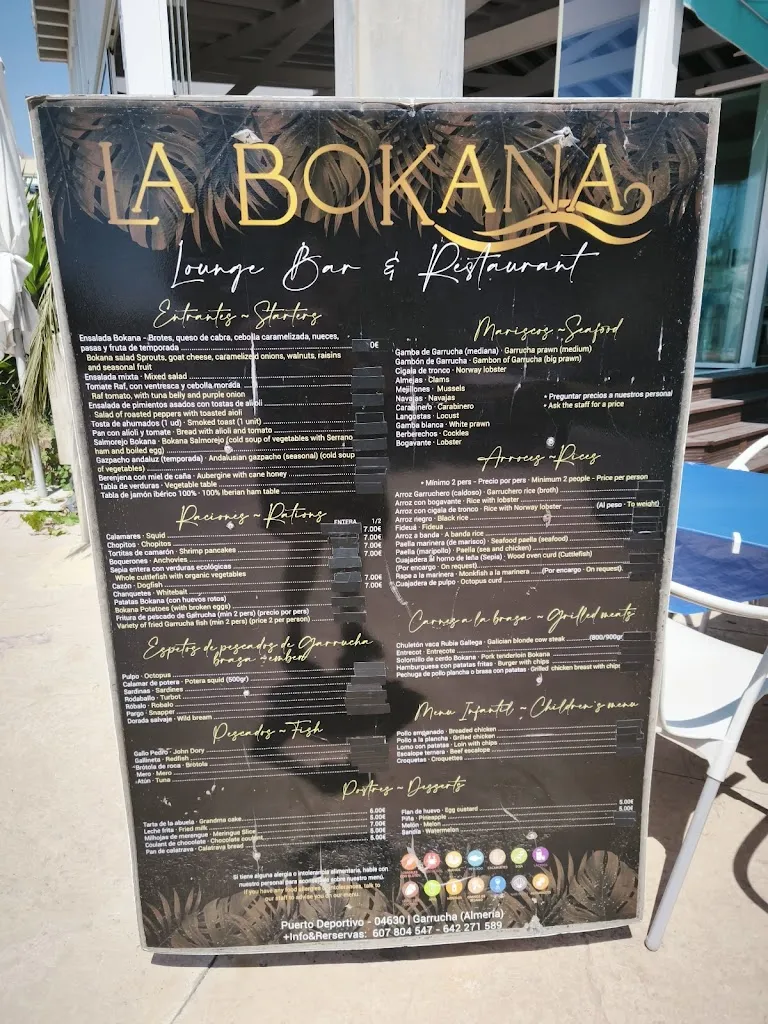 Menü_Restaurante La Bokana_Garrucha_Bild_2