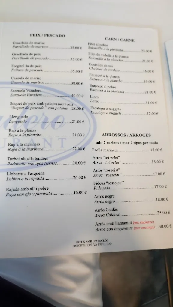 Menu_Restaurante Varadero_Sant Carles de la Ràpita_image_2