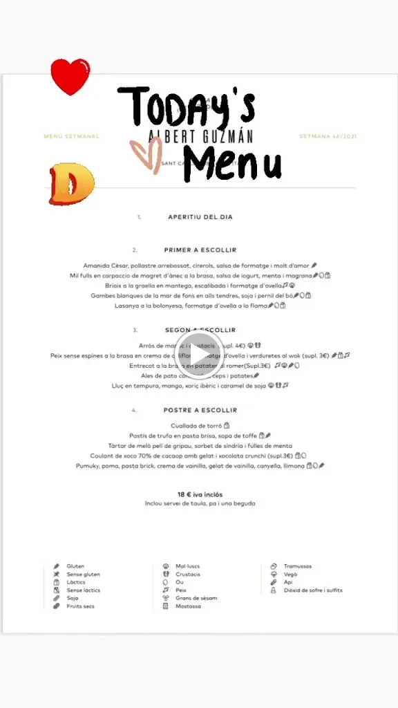 Menu_Albert Guzmán Restaurant_Sant Carles de la Ràpita_image_1