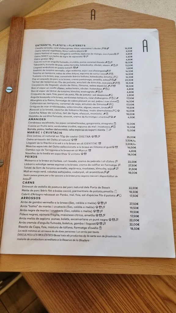 Menu_Albert Guzmán Restaurant_Sant Carles de la Ràpita_image_4